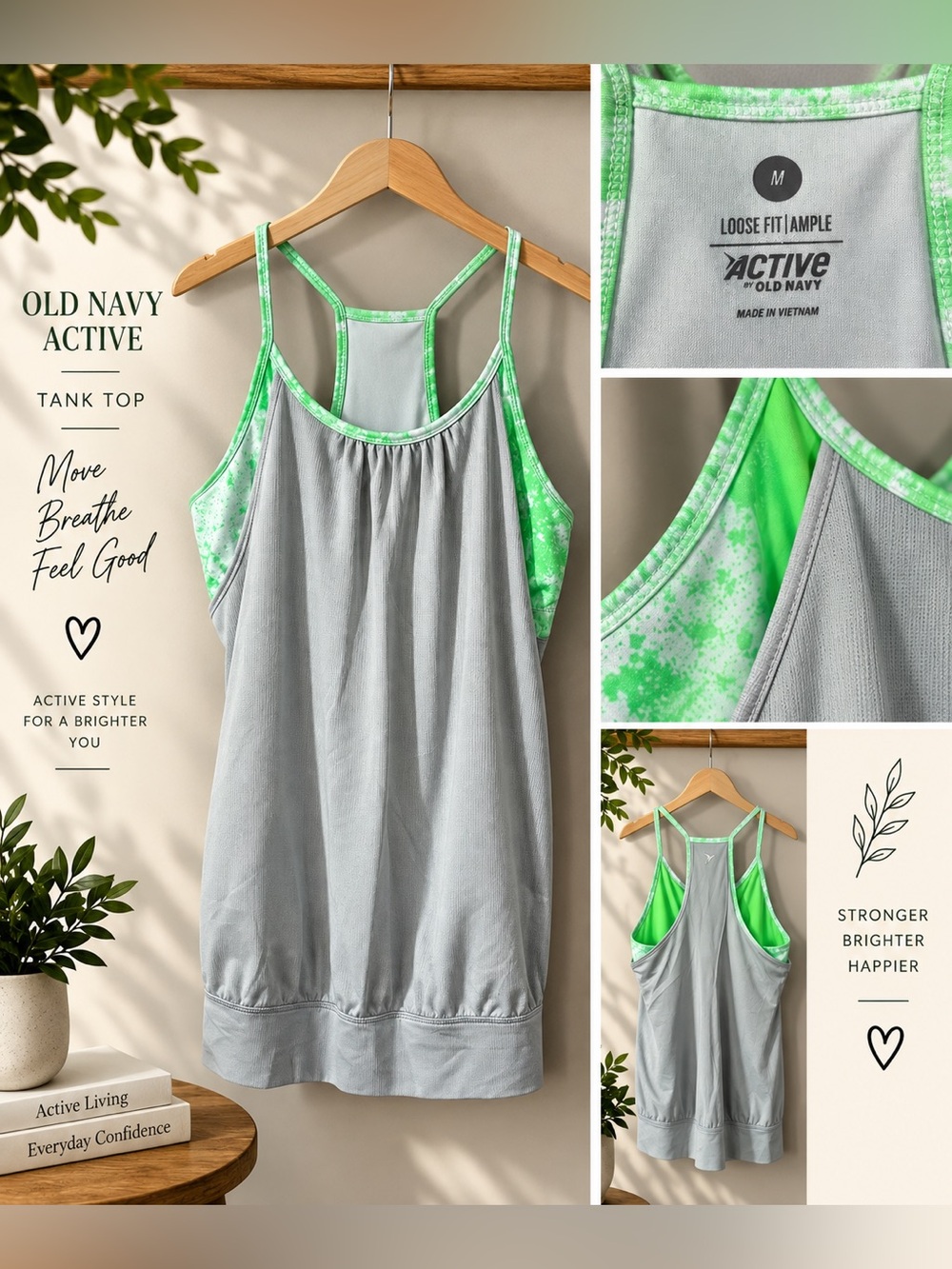 Active by Old Navy Women’s Athletic Tank Top – Size Medium